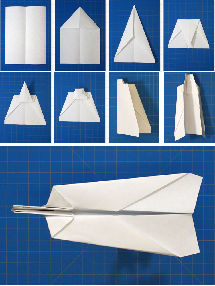  9 هواپیمای کاغذی ساده و خلاقانه