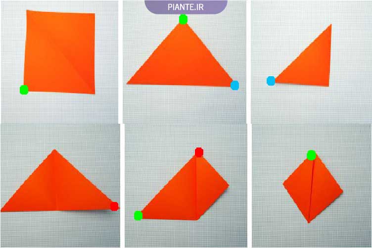اوریگامی ساده حیوانات برای کودکان